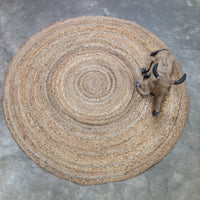 Jute Round Rug - 120 cm