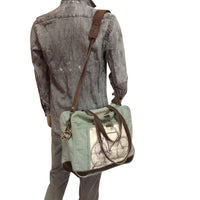 Canvas Bag-Tricycle Messenger Bag