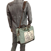 Canvas Bag-Tricycle Messenger Bag