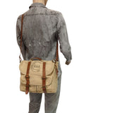 Canvas Bag-U.S.A. Satchel Bag