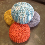 Plaited Pouf