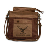 Canvas Bag-Reindeer Sling Bag