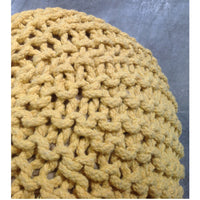 Plaited Pouf